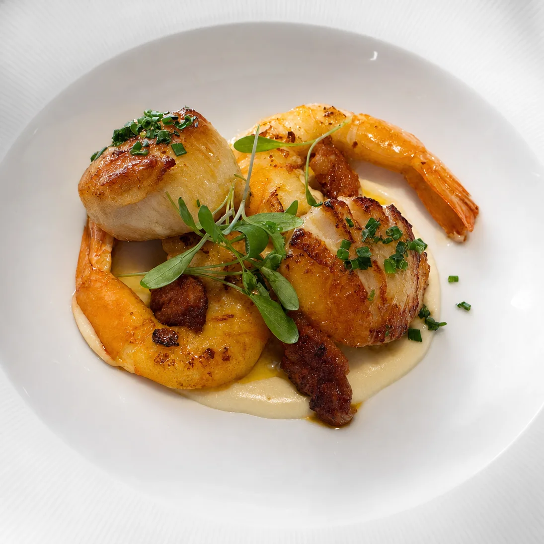 Prawn and Scallop Appetiser